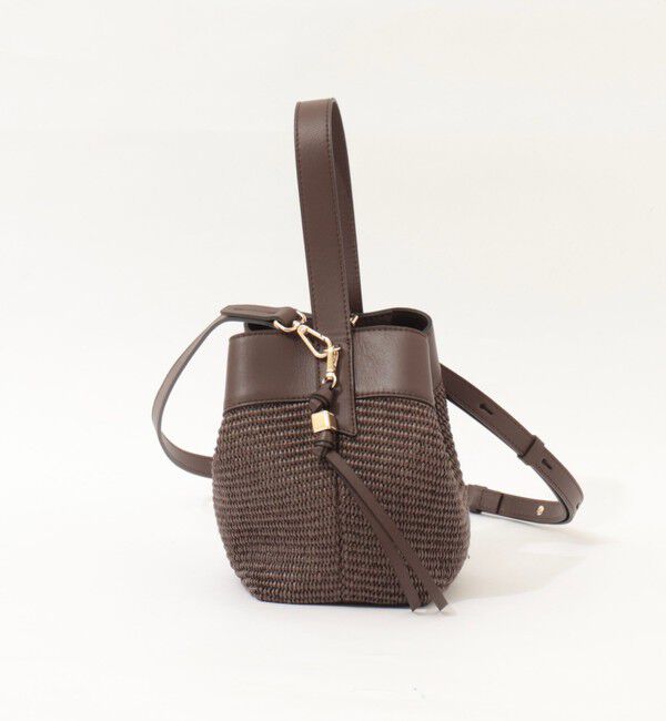 NOLLEY'S「【LORISTELLA/ロリステッラ】キューブワンハンドル雑材コンビバッグ」|ショルダー・メッセンジャー|