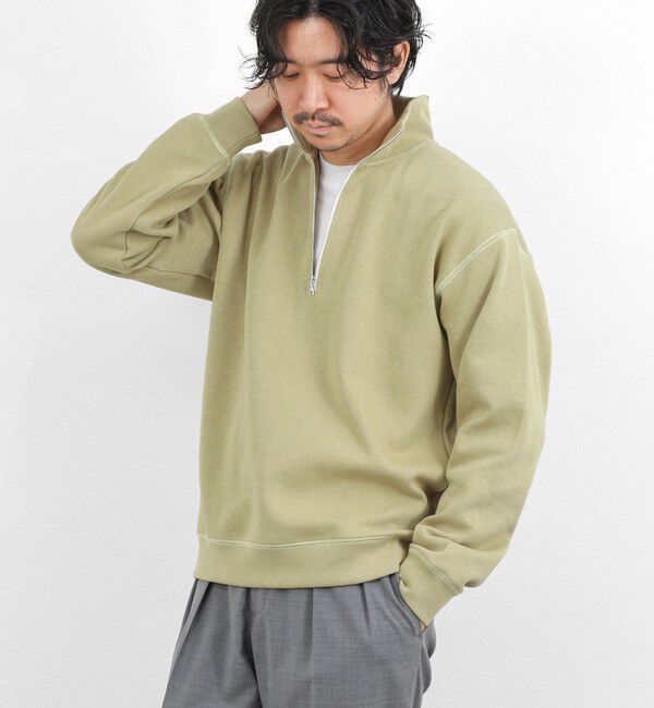 NOLLEY'S goodman「リブダンボール スタンドハーフZip 26SS」|スウェット・ジャージ|