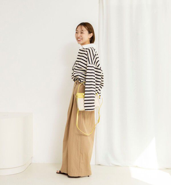 Rie Miller「ウォッシャブルBIGシルエットラガーシャツ」|Tシャツ・カットソー|