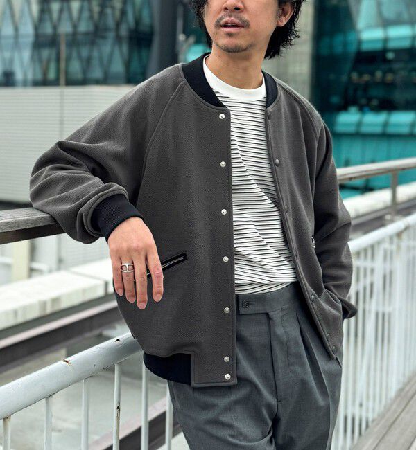 NOLLEY'S goodman「カットスタジャン 26SS」|ブルゾン・スタジャン|チャコールグレー