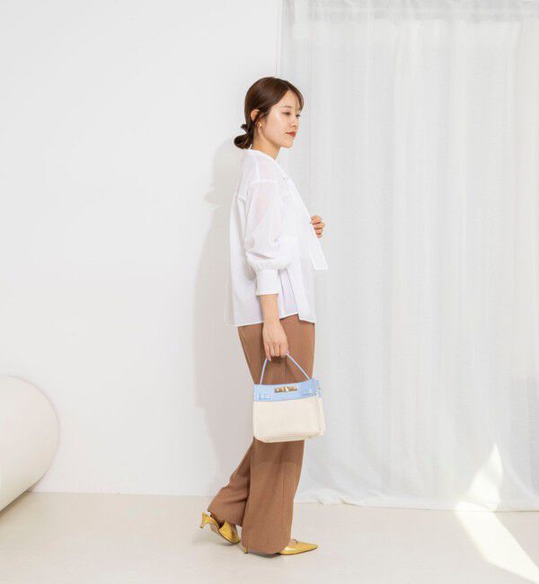 NOLLEY'S「ウォッシャブル100/2ガスボイルボウタイブラウス」|シャツ・ブラウス|