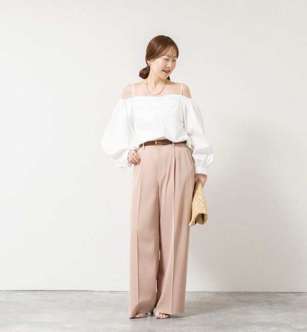 NOLLEY'S sophi「【PROTAGONISTA/プロタゴニスタ】ウォッシャブルオフショル2wayブラウス」|シャツ・ブラウス|