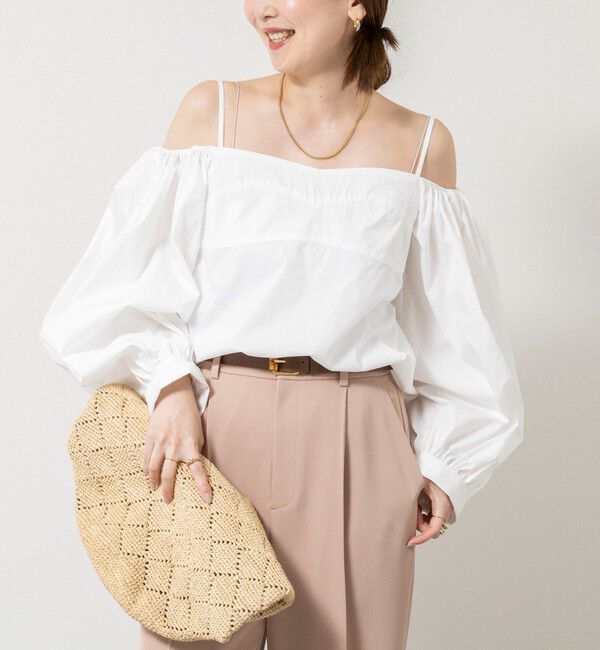 NOLLEY'S sophi「【PROTAGONISTA/プロタゴニスタ】ウォッシャブルオフショル2wayブラウス」|シャツ・ブラウス|