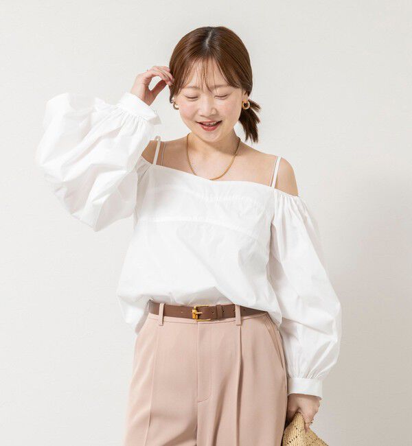 NOLLEY'S sophi「【PROTAGONISTA/プロタゴニスタ】ウォッシャブルオフショル2wayブラウス」|シャツ・ブラウス|