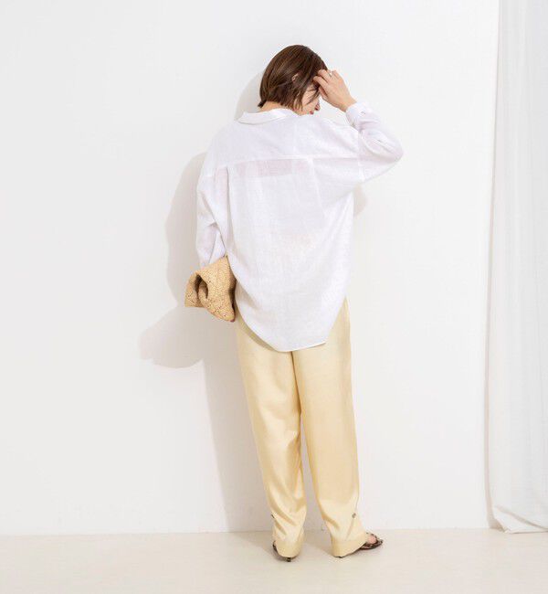 NOLLEY'S「【一部店舗＆WEB限定カラー】ウォッシャブル高機能サテン裾タブ付きパンツ」|その他|