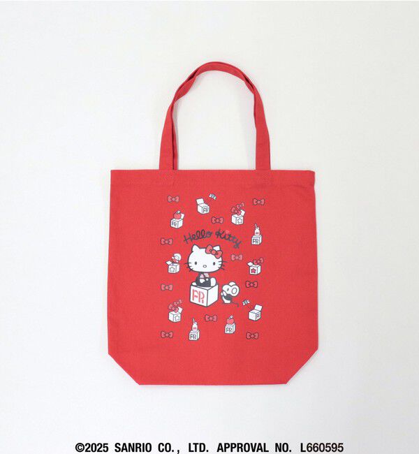 fredy emue「【HELLO KITTY meet FREDY emue】  ボックスプリントトートバッグ」|トートバッグ|