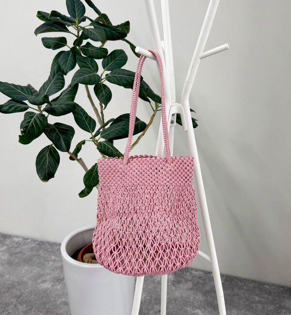 fredy emue「【The Bagmati】コットンコードカラーラウンドバッグ」|かごバッグ|