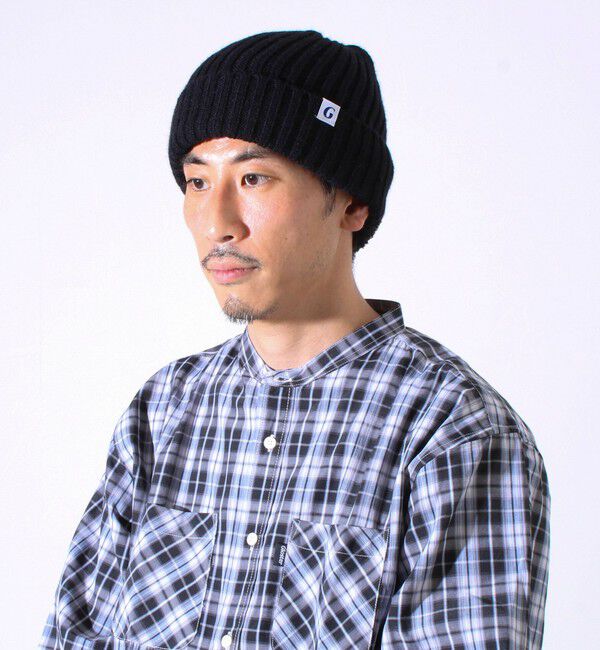 GLOSTER「【GLOSTER/グロスター】裏ボア リブワッチ ニット帽」|ニット帽|