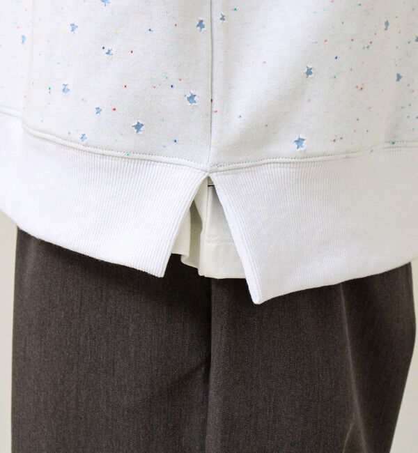 GLOSTER「星穴ネップボンディング クルーネックスウェット」|スウェット・ジャージ|