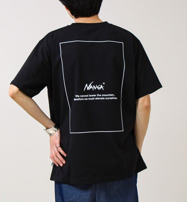 GLOSTER「【NANGA&times;GLOSTER】別注① Rect Backprint Tee」|Tシャツ・カットソー|
