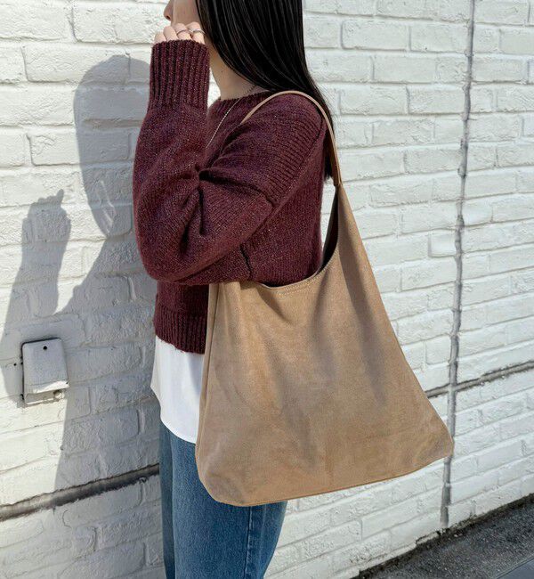 fredy emue「フェイクスエードトライアングルバッグ」|トートバッグ|