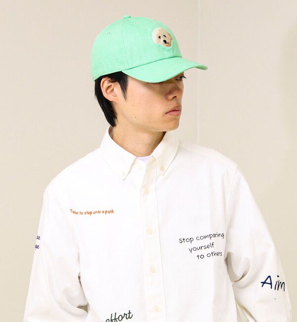 GLOSTER「【カラー追加して再登場】WASHED DOG embroidery CAP」|キャップ・キャスケット|