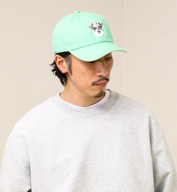 GLOSTER「【カラー追加して再登場】WASHED DOG embroidery CAP」|キャップ・キャスケット|