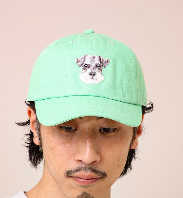 GLOSTER「【カラー追加して再登場】WASHED DOG embroidery CAP」|キャップ・キャスケット|
