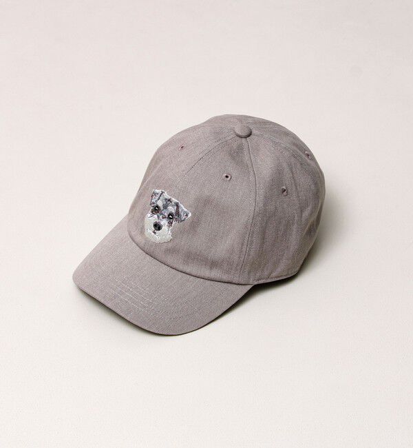 GLOSTER「【カラー追加して再登場】WASHED DOG embroidery CAP」|キャップ・キャスケット|