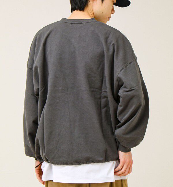 GLOSTER「【無地/リアルツリーカモ】ミニ裏毛 裾ドロストスウェット」|スウェット・ジャージ|