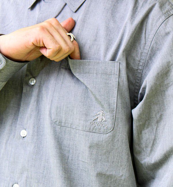 GLOSTER「【GEVACO/ゲバコ】シャンブレーシャツ」|シャツ・ブラウス|