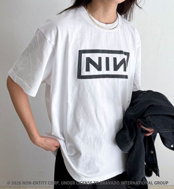 fredy emue「【GOOD ROCK SPEED】Nine Inch Nails 半袖Tシャツ」|Tシャツ・カットソー|オフホワイト