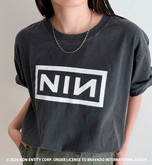 fredy emue「【GOOD ROCK SPEED】Nine Inch Nails 半袖Tシャツ」|Tシャツ・カットソー|チャコールグレー