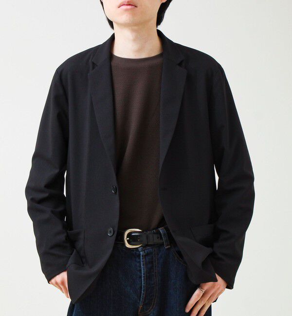 GLOSTER「【セットアップ対応】リネンタッチドビージャケット」|テーラードジャケット|