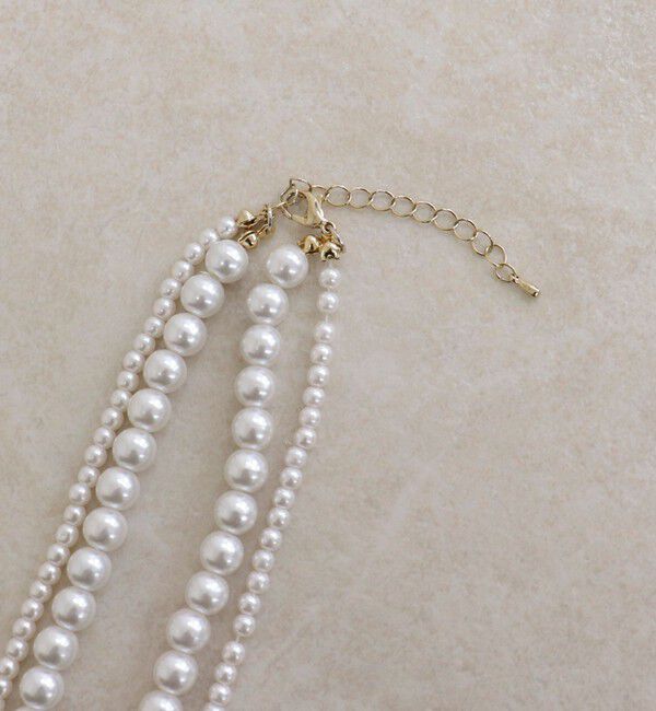 fredy emue「大小パール2連ネックレス」|ネックレス|