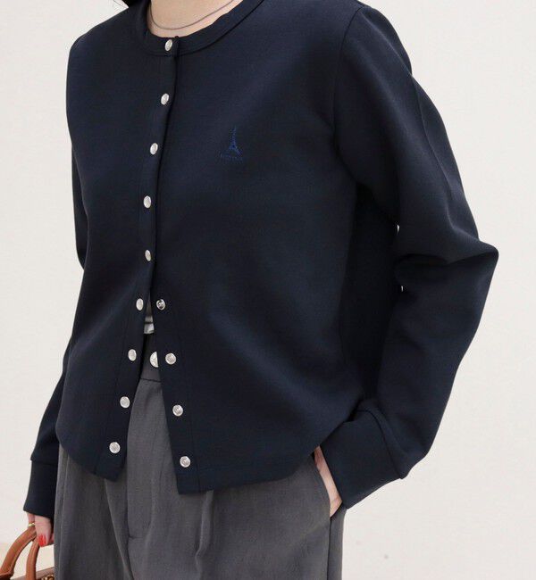fredy emue「ドット釦ポンチカーディガン」|カーディガン|