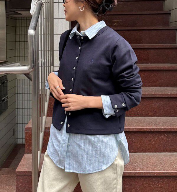 fredy emue「ドット釦ポンチカーディガン」|カーディガン|