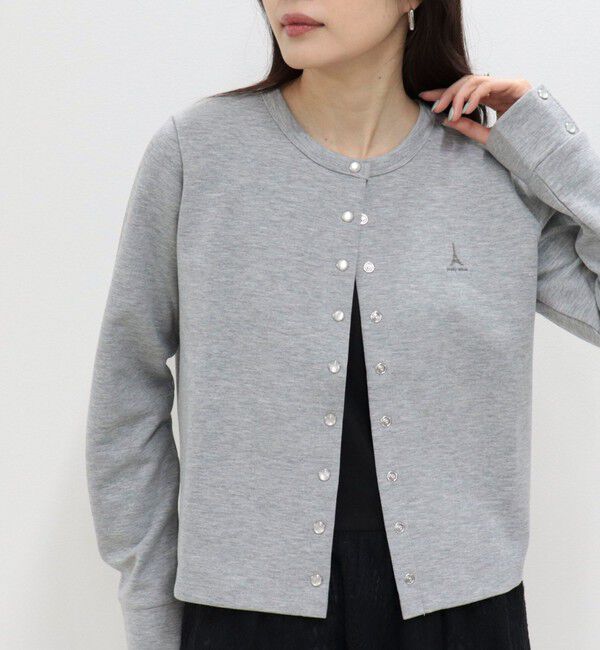fredy emue「ドット釦ポンチカーディガン」|カーディガン|