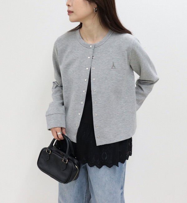 fredy emue「ドット釦ポンチカーディガン」|カーディガン|
