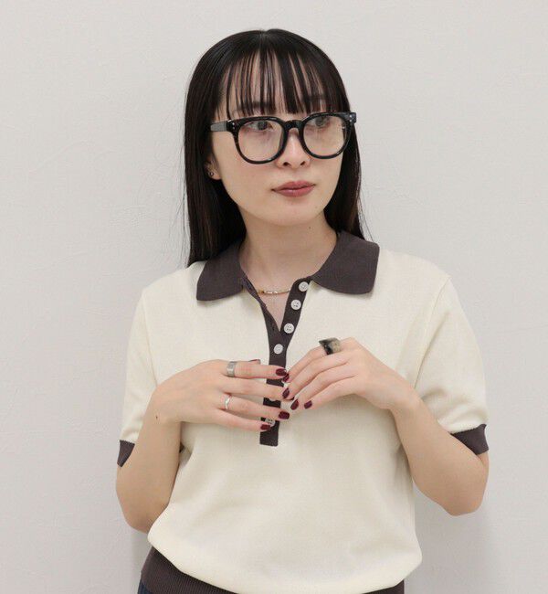 fredy emue「調光レンズセルウェリントンメガネ」|メガネ|ブラウン系その他