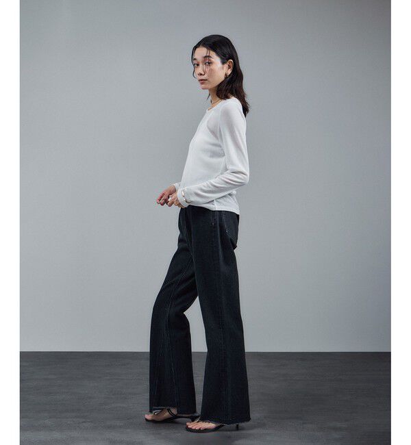 SALON adam et rope'「COTTON USAセミフレアデニム 3」|デニム|