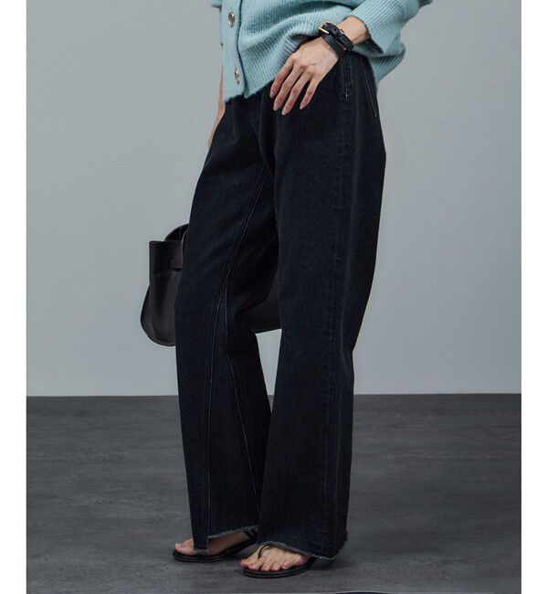 SALON adam et rope'「COTTON USAセミフレアデニム 3」|デニム|