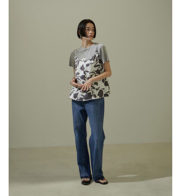 SALON adam et rope'「COTTON USAセミフレアデニム 3」|デニム|