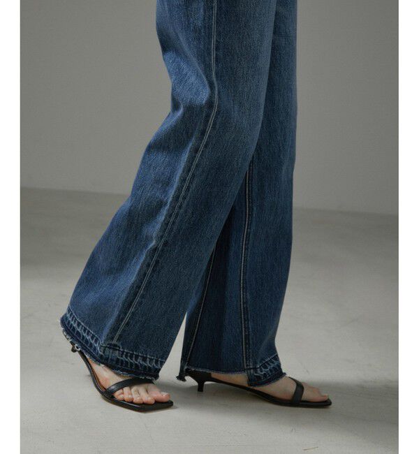 SALON adam et rope'「COTTON USAセミフレアデニム 3」|デニム|