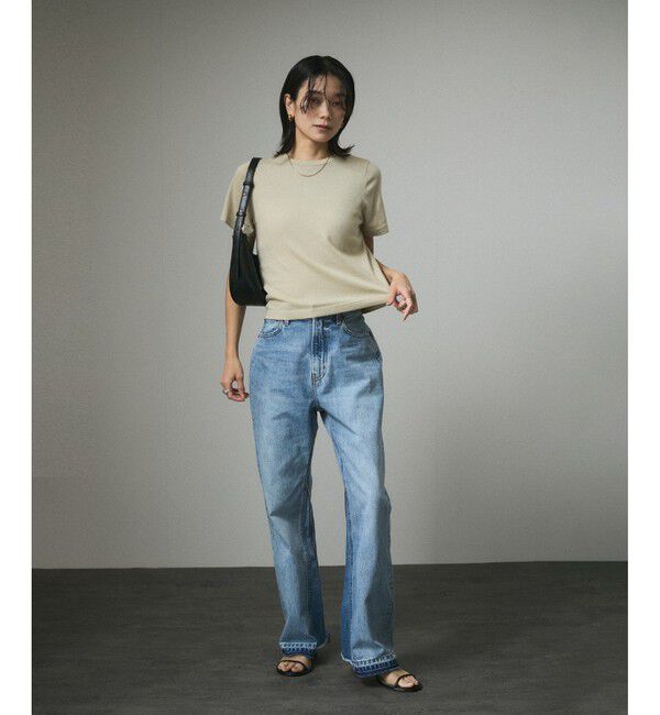 SALON adam et rope'「COTTON USAセミフレアデニム 3」|デニム|