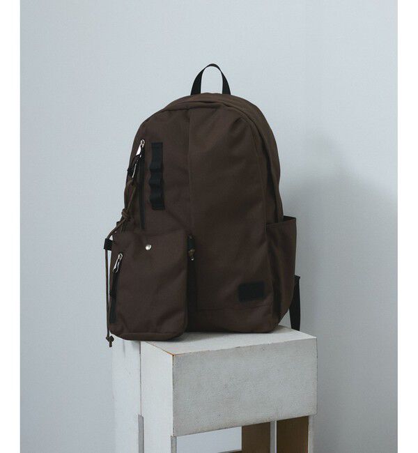 SALON adam et rope'「【WEB限定】[ショルダーバッグ付き・ユニセックスで使える・軽量・A4対応・大容量]バッグパック 4」|リュック|コゲ茶メイン