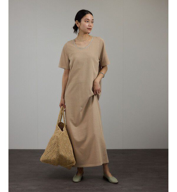 SALON adam et rope'「ビンテージライクオーバーダイワンピース」|ワンピース|ベージュ系(28)