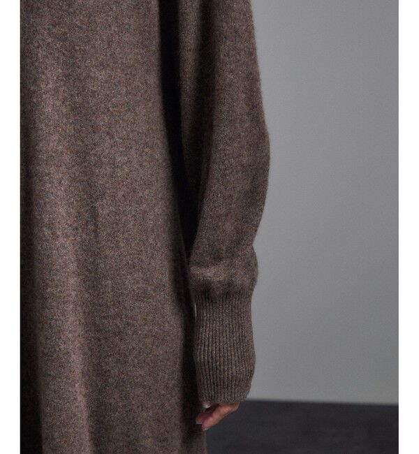 SALON adam et rope'「カシミヤニットVネックワンピース」|ワンピース|