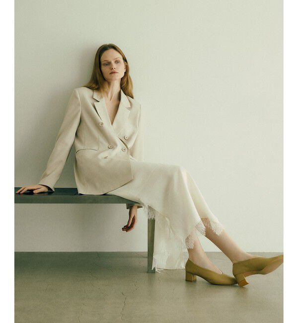 SALON adam et rope'「【W S（ドゥーブル）】ソフトレザーヒールパンプス」|パンプス|