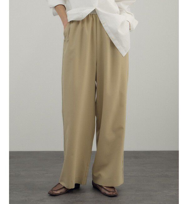 SALON adam et rope'「【Americana（アメリカーナ） for SALON】ワイドパンツ/セットアップ対応」|チノ|ベージュ(27)