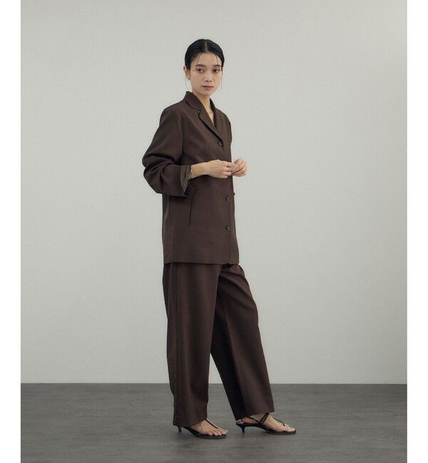 SALON adam et rope'「【Americana（アメリカーナ） for SALON】ワイドパンツ/セットアップ対応」|チノ|