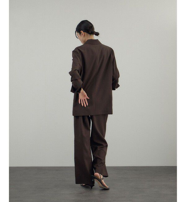 SALON adam et rope'「【Americana（アメリカーナ） for SALON】ワイドパンツ/セットアップ対応」|チノ|