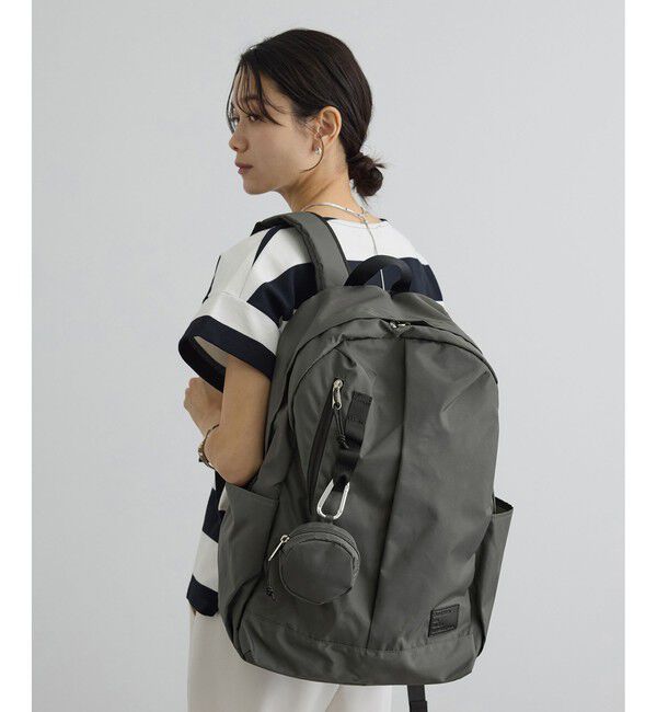 SALON adam et rope'「【WEB限定】ラウンドポーチ&エコバッグ付きリュック」|リュック|グレー(07)