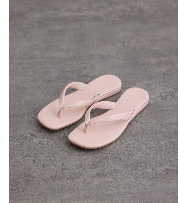 SALON adam et rope'「【W S（ドゥーブル）】ナロートングサンダル」|その他|ピンク(63)