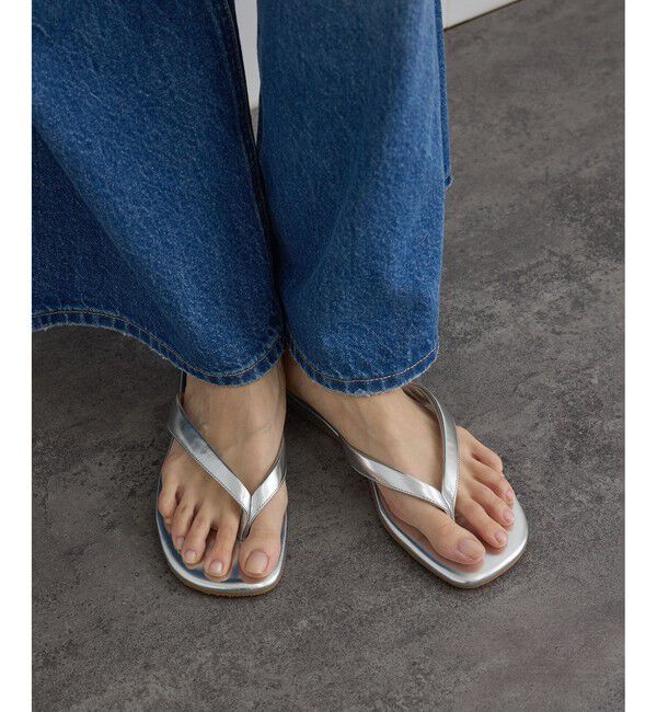 SALON adam et rope'「【W S（ドゥーブル）】ナロートングサンダル」|その他|