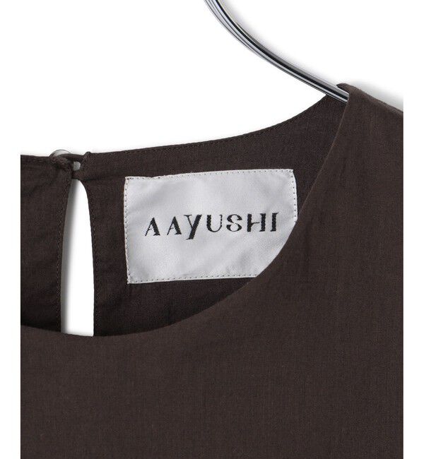 SALON adam et rope'「【AAYUSHI（アユーシ） for SALON】別注ボリュームフレアハーフスリーブワンピース」|ワンピース|