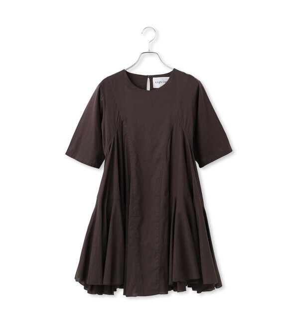 SALON adam et rope'「【AAYUSHI（アユーシ） for SALON】別注ボリュームフレアハーフスリーブワンピース」|ワンピース|