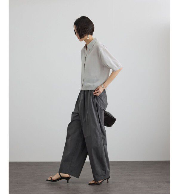 SALON adam et rope'「【WEB限定】ドライタッチスキッパーニットカーディガン / 洗える」|カーディガン|