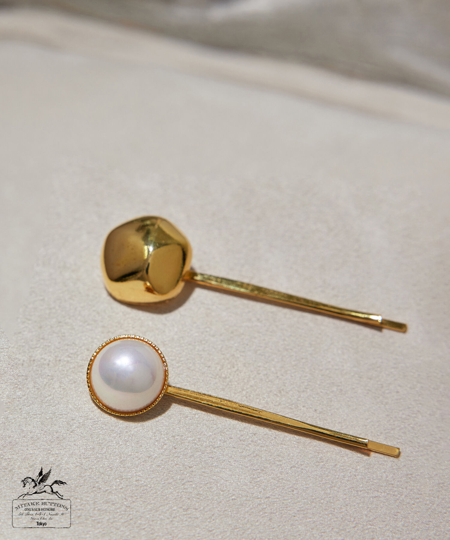 ROP&Eacute;「【MITAKE BUTTON】モチーフヘアピン」|その他|