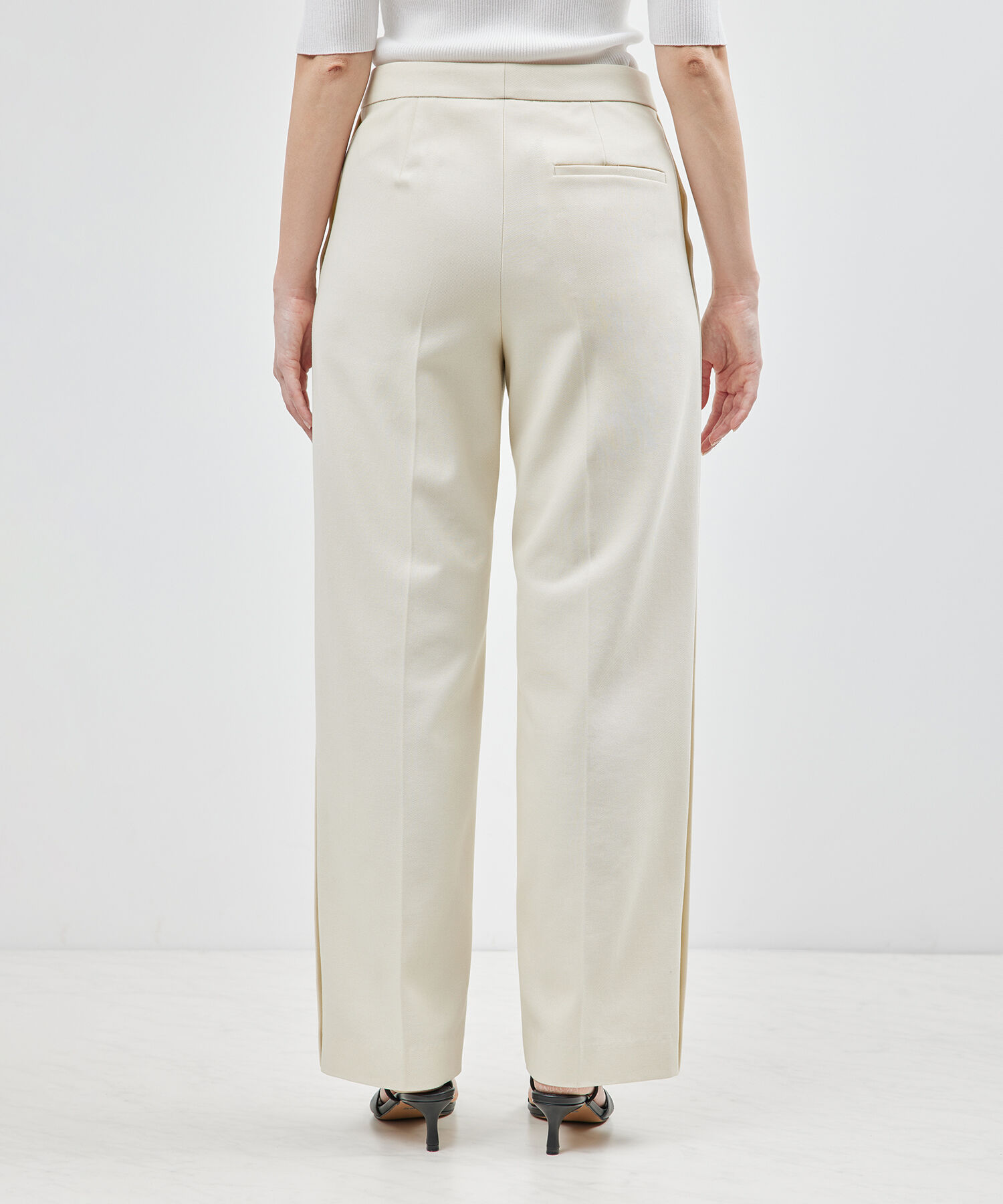 ROPE「【雑誌掲載】コットンカルゼサイドタックパンツ」|その他|